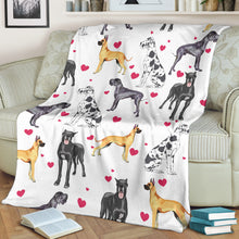 Premium Blanket Great Dane - Blanket - 1026