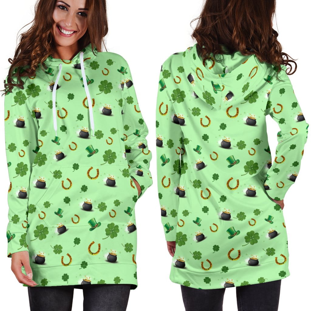 St Patricks Day Womens Hoodie Dress