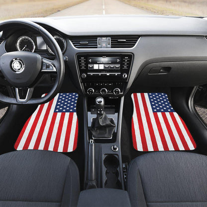 American Flag floor mats Front and Rear Car Floor Mats Set of 4
