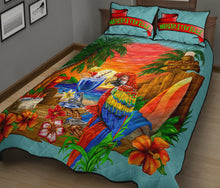 Margaritaville Baby Blue Quilt Set