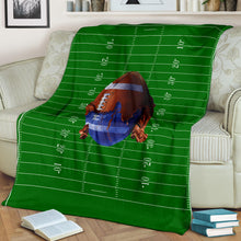 Football Field Paintball Premium Blanket