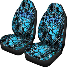 Country Girl Blue Camo Car Seat Covers