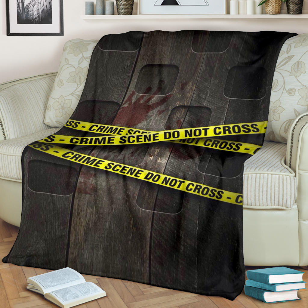 Crime Scene Premium Blanket