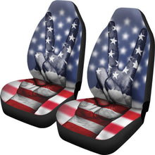 American Flag Peace Seat Covers