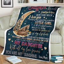 To My Daughter Premium Blanket