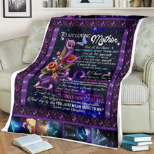 To My Loving Mother Premium Blanket