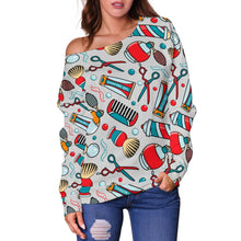 BARBER TOOLS SHOULDER SWEATER