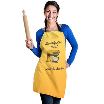 Women's Apron - Lick The Bowl