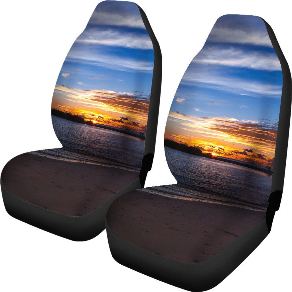 Beach Sunset Design Seat Covers
