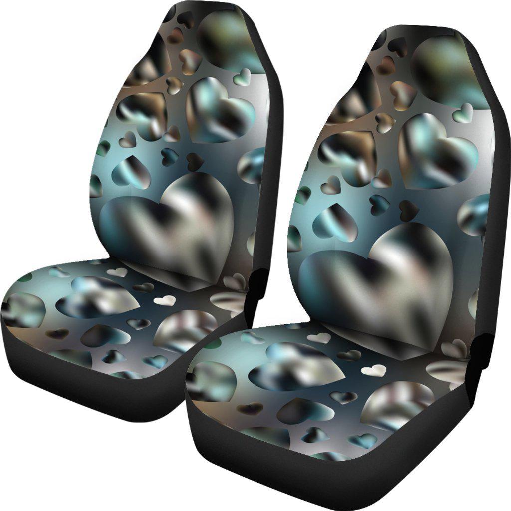 Techno Hearts Design Seat Covers
