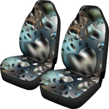Techno Hearts Design Seat Covers