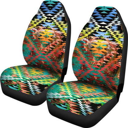 Taos Sunset Camo Set of 2 Car Seat Covers