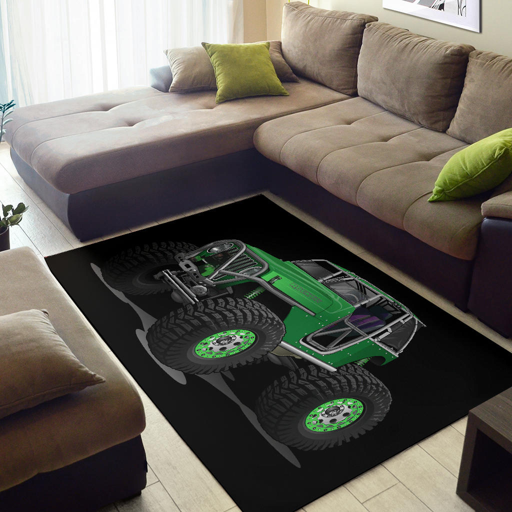 Rocktoy Jeep Green Area Rug