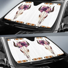 Cow Skull Car Sun Shades