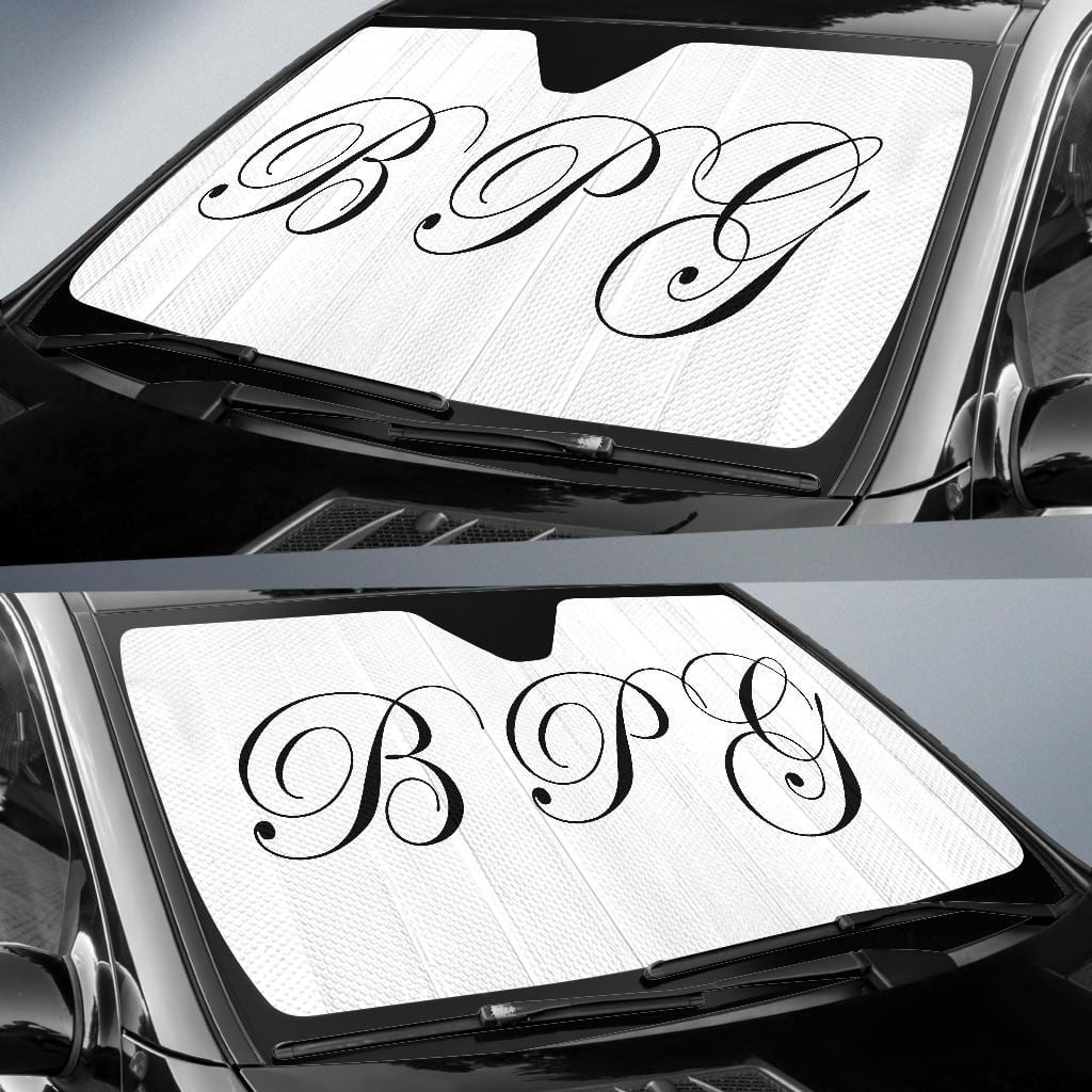 BPG Custom Monogrammed Sun Shade