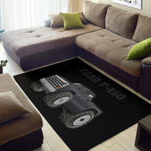 F-150 4x4 Grey Black Area Rug