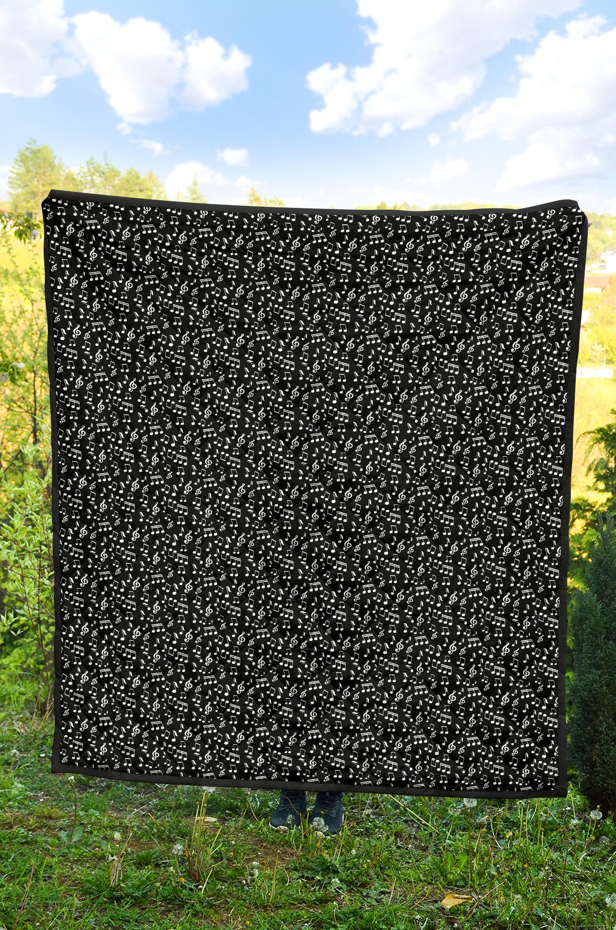 Black Notes  Quilt