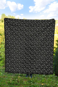 Black Notes  Quilt