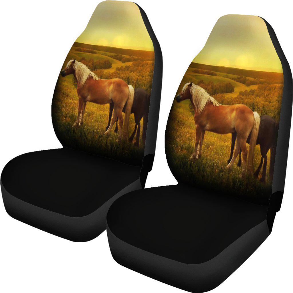 Horse Sunset Valley Seat Covers
