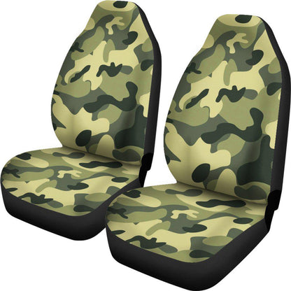 Green Camo Design Seat Covers