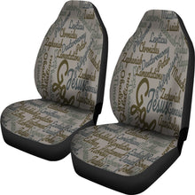 Custom-Made Holy Bible Books Grey Car Seat Covers