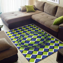 Sphere Circle Optical Illusion Area Rug