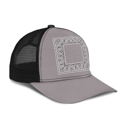 Classic Gray Bandana Mesh Back Cap