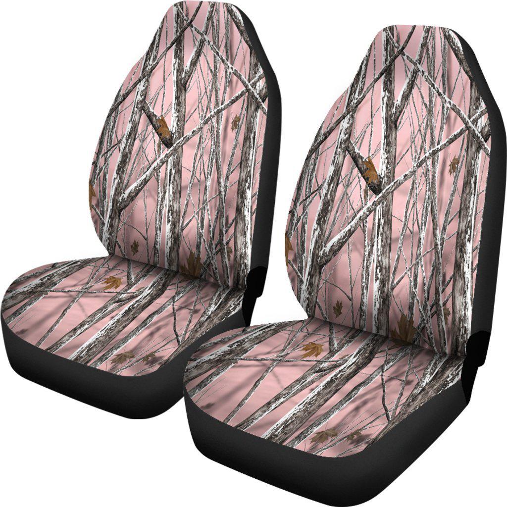 Snowstorm Camo Pink Design Seat Covers
