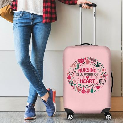 NURSING IS A WORK OF HEART LUGGAGE