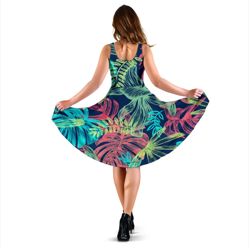 Women's Midi Dress - Gecko