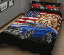 1970 Chevelle Route 66 American Flag Quilt Set