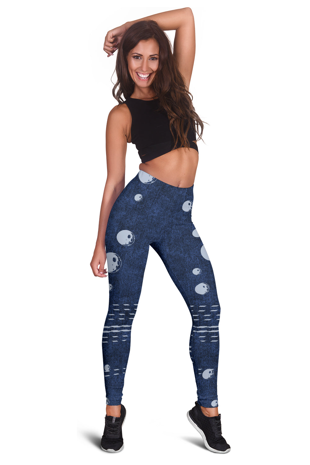 Denim Moons Leggings