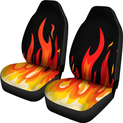 Flames Car Seat Covers