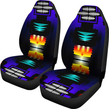 Midnight Sage Fire Set of 2 Car Seat Covers