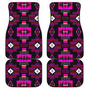 Midnight Pink Set of 4 Car Floor Mats
