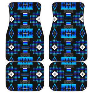 Seven Tribes Midnight Lake Set of 4 Car Floor Mats