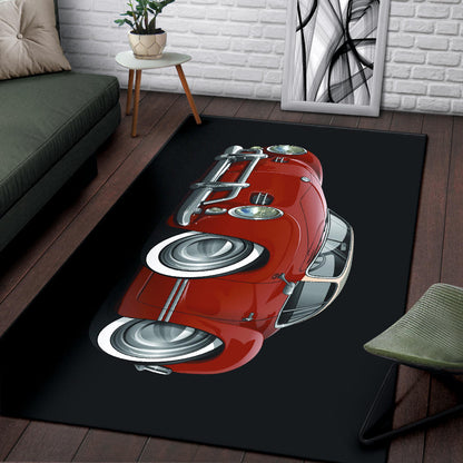 Volkswagen Car Art Area Rug