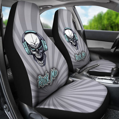 Rock Me Car Seat Covers for Skull Lovers and Music Freaks