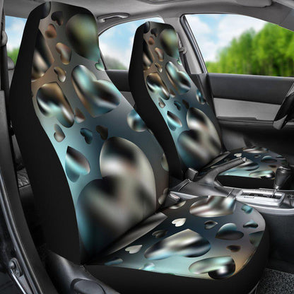 Techno Hearts Design Seat Covers
