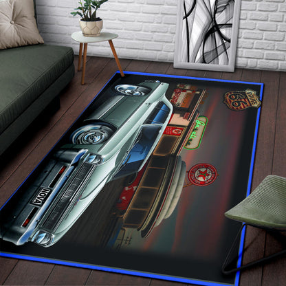 1966 Nova Route 66 Area Rug