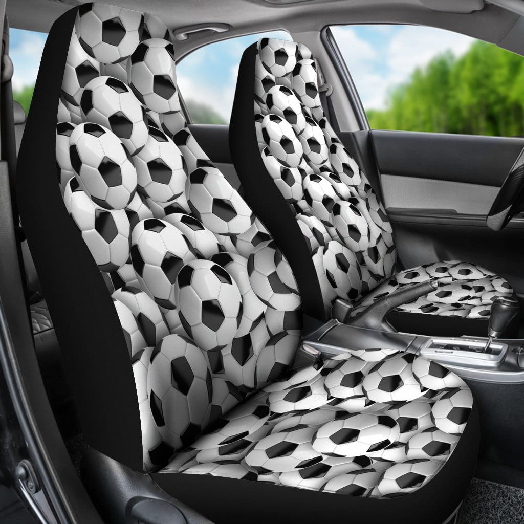 Soccer Balls Car Seat Covers