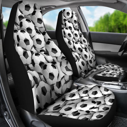Soccer Balls Car Seat Covers
