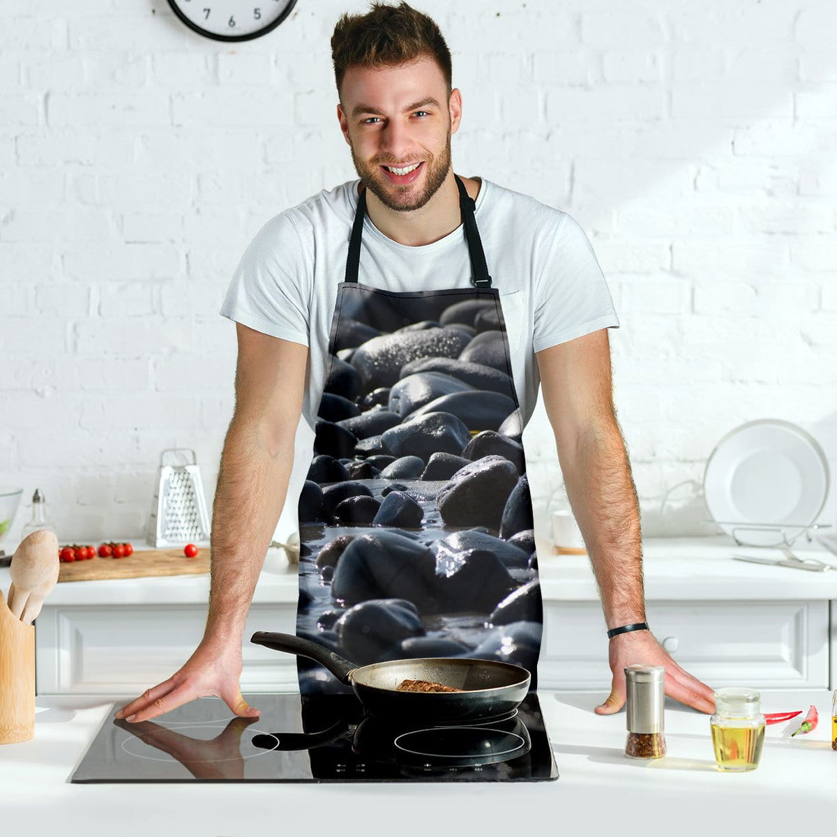 Men's Apron - Rocky Shore Design
