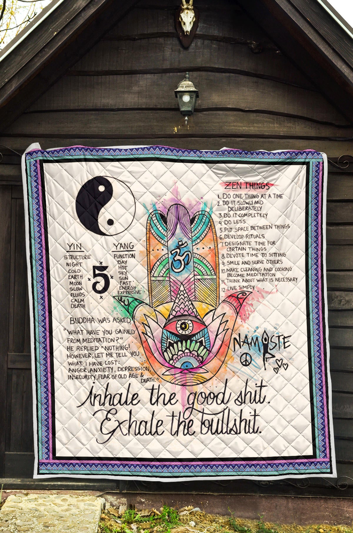 Yoga Exhale Quilt