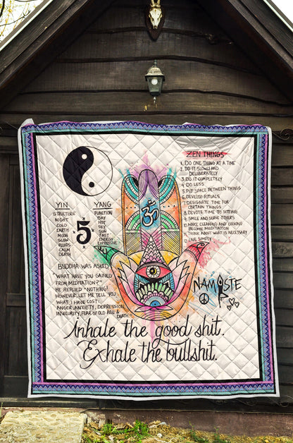 Yoga Exhale Quilt