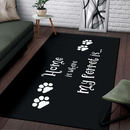Ferret Home Area Rug