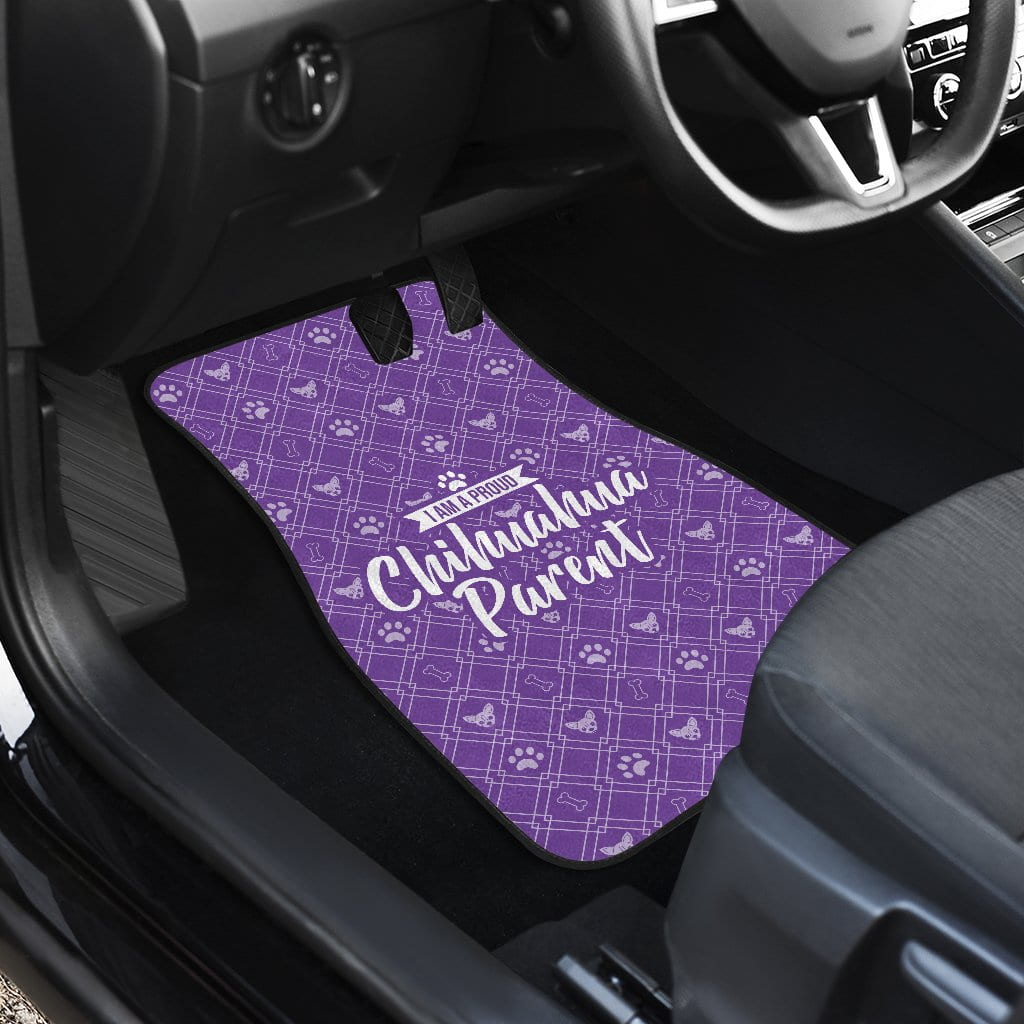 I am a Proud Chihuahua Parent Front-Back Car Floor Mats (Set of 4)