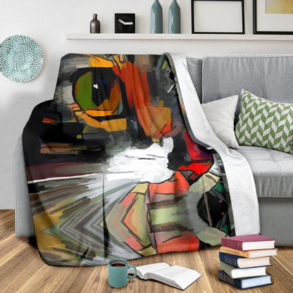 Art Cat III Premium Blanket