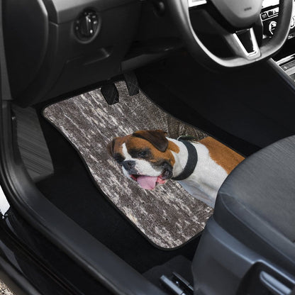 Boxer Car Floor Mats Front-Back Set of 4