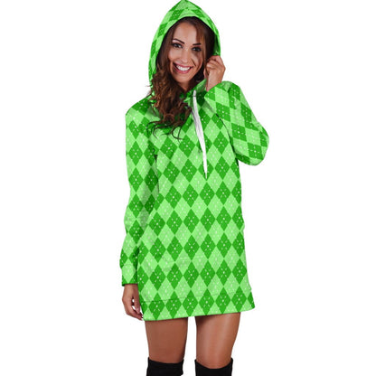 St Patricks Day Womens Hoodie Dress